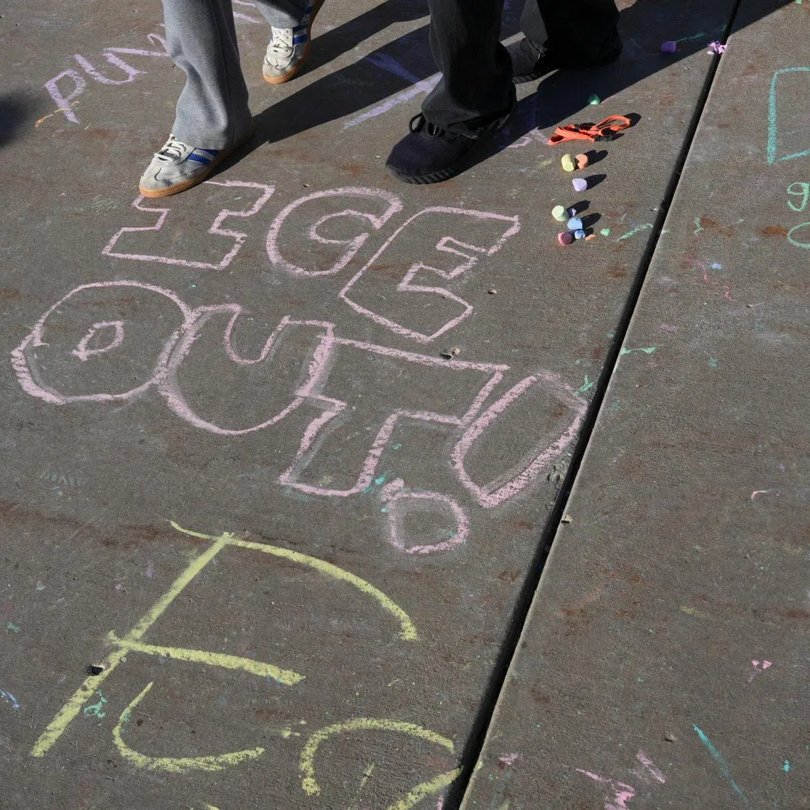 US President Donald Trump called the fatal shooting of Ms Renee Good by an Immigration and Customs Enforcement officer "unfortunate".