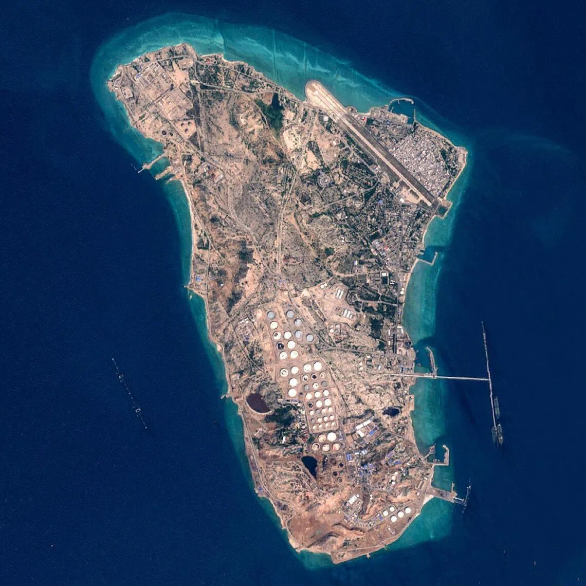 Kharg Island, located off Iran’s western coast, is a vital oil export terminal for Iran. On March 13, the US said it had bombed military targets on the island but refrained from hitting oil infrastructure there.