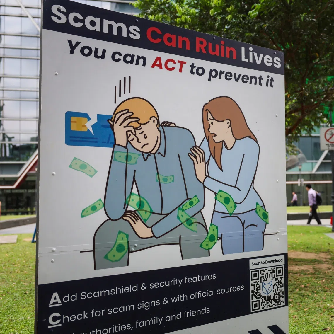 The Scams (Countermeasures) and Other Matters Bill was read for the first time in Parliament on Aug 4.