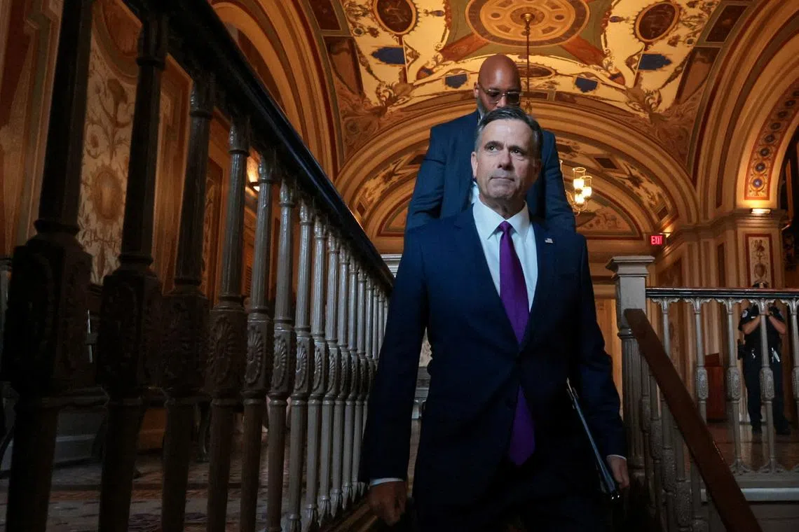 CIA Director John Ratcliffe arrives to brief senators on the situation in Venezuela, on Capitol Hill in Washington, D.C., U.S., January 7, 2026. REUTERS/Jonathan Ernst
