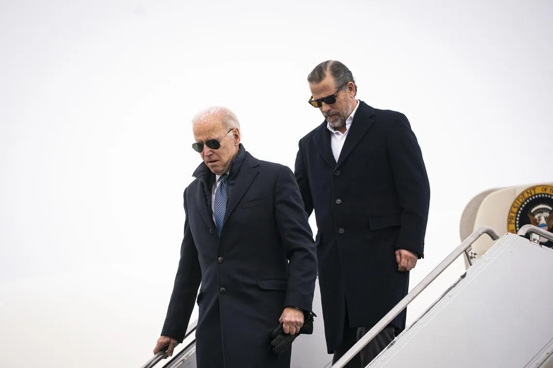 Mr Joe Biden's son Hunter is by all accounts a gaping wound in the president’s heart and the most sensitive soft spot in his campaign armour. 