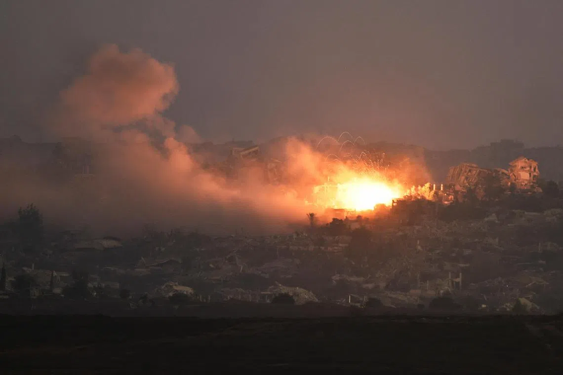 Prime Minister Benjamin Netanyahu said disarming and neutralising Hamas were “fundamental conditions” for Israel.