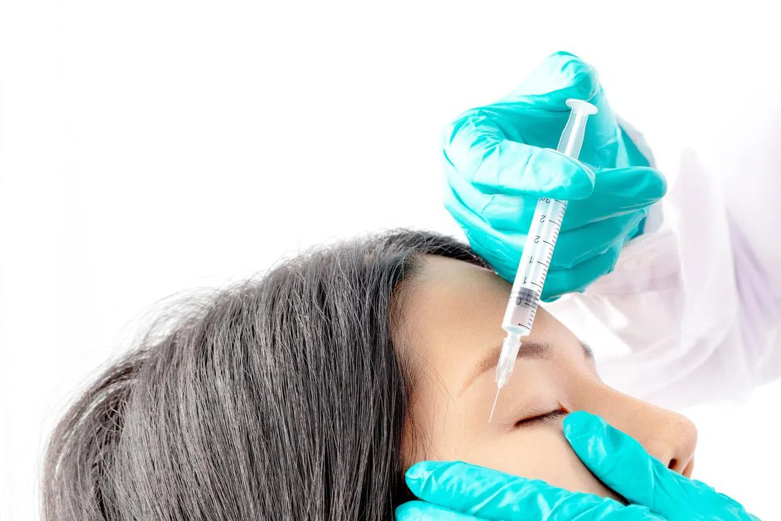 A woman apparently suffered sudden blindness after she was injected with AestheFill at a clinic.