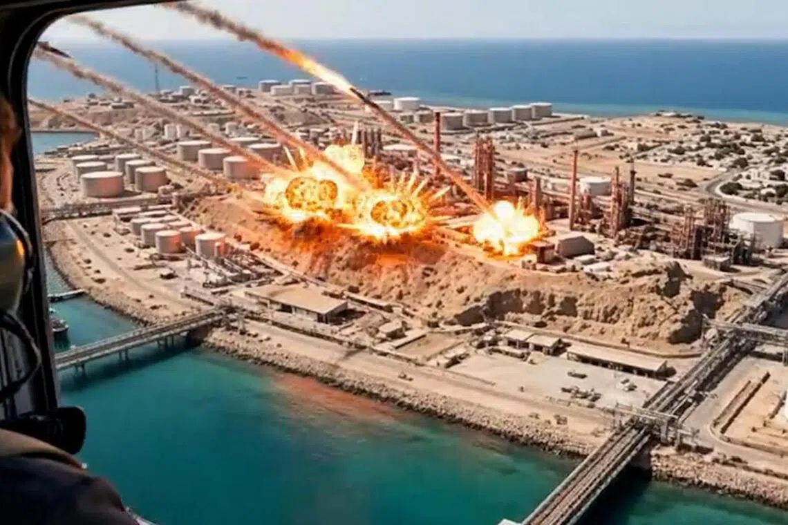 Iran’s energy hub of Kharg Island being “blown to smithereens”, US President Donald Trump said on Aug 30, in a one-line social media post accompanied by an AI-generated video.