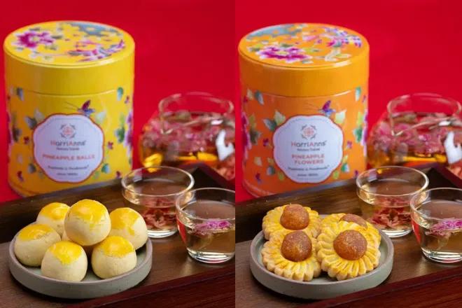 HarriAnns Nonya Table Pineapple Tarts