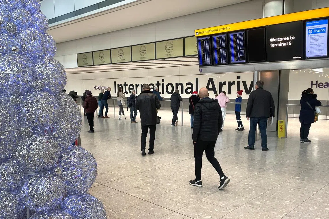 Voluntary, on-arrival testing programme of travellers arriving from China to London’s Heathrow airport will also end.