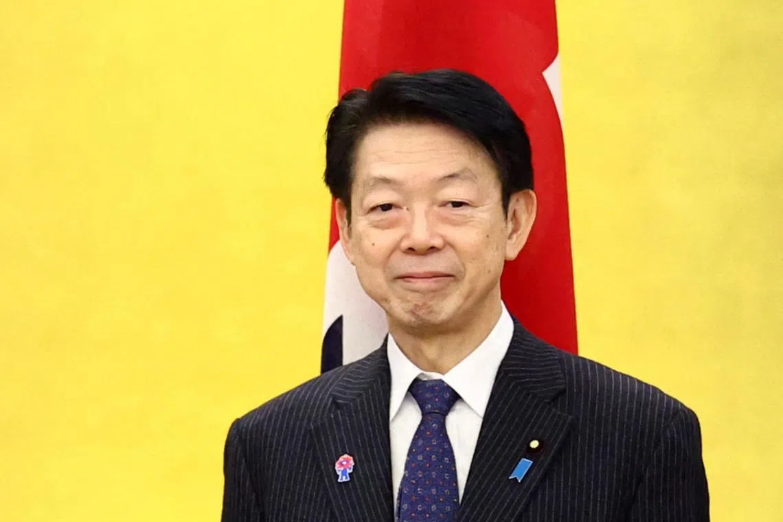 Japan’s Trade Minister Yoji Muto announced his visit after US President Donald Trump earlier this week slapped new tariffs on Canada and Mexico.