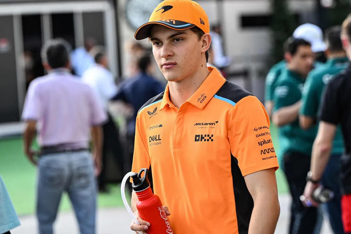 McLaren's 22-year-old rookie Australian driver Oscar Piastri has recorded two top-five finishes this season.