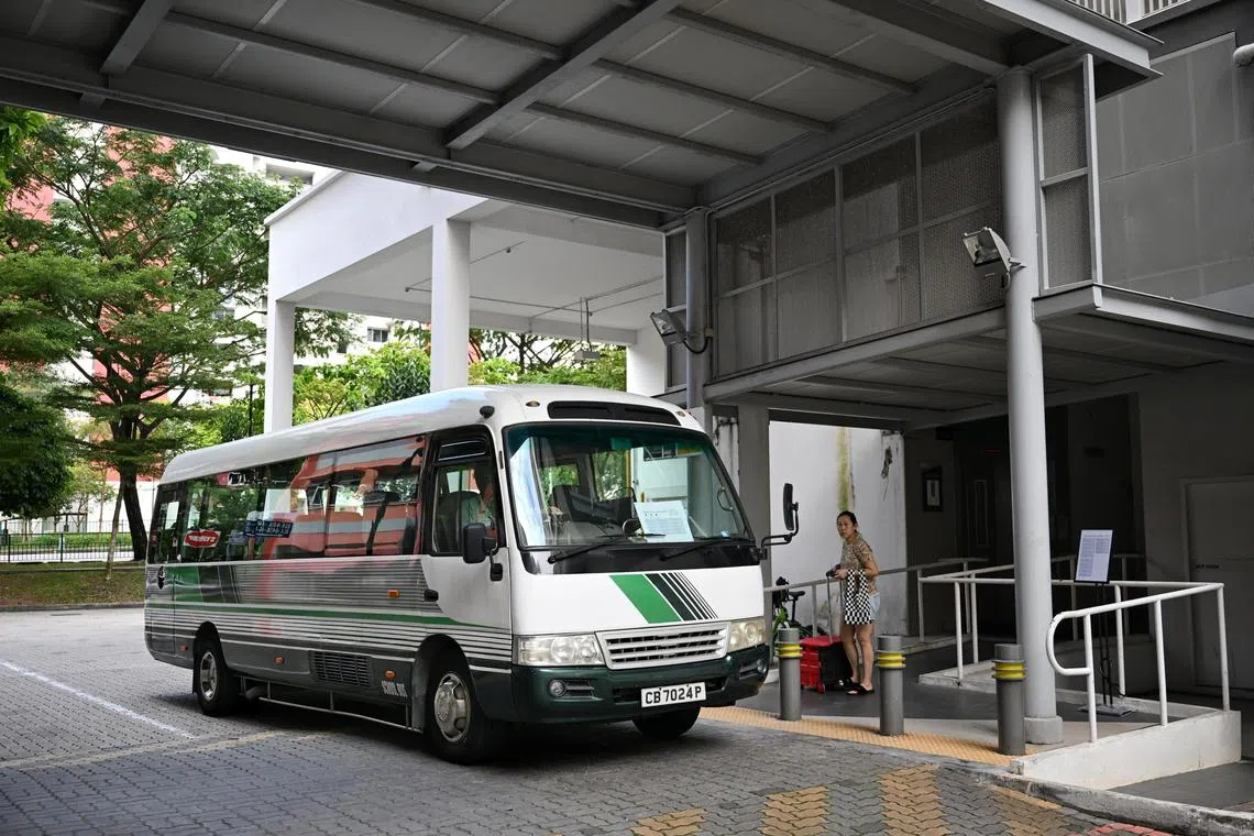The Tengah Shuttle Bus Service.