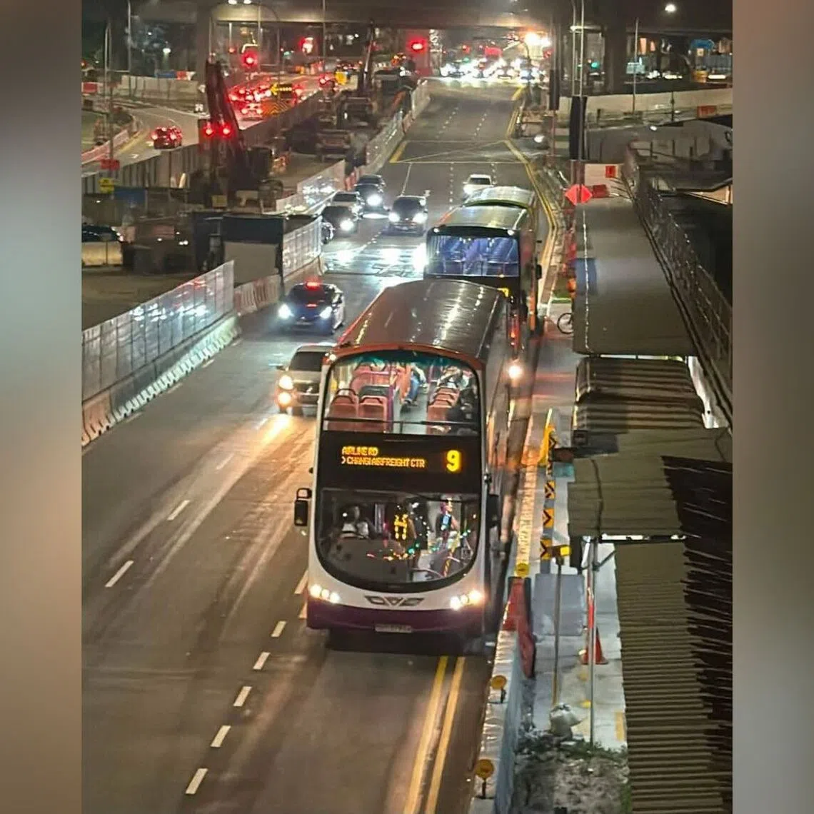 The lanes were reopened at 10.50pm on Sept 4.