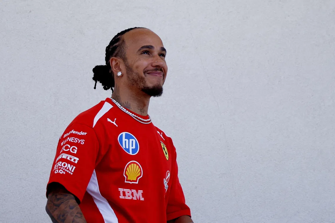 Ferrari’s Lewis Hamilton has been waiting for the chance to race in Africa.