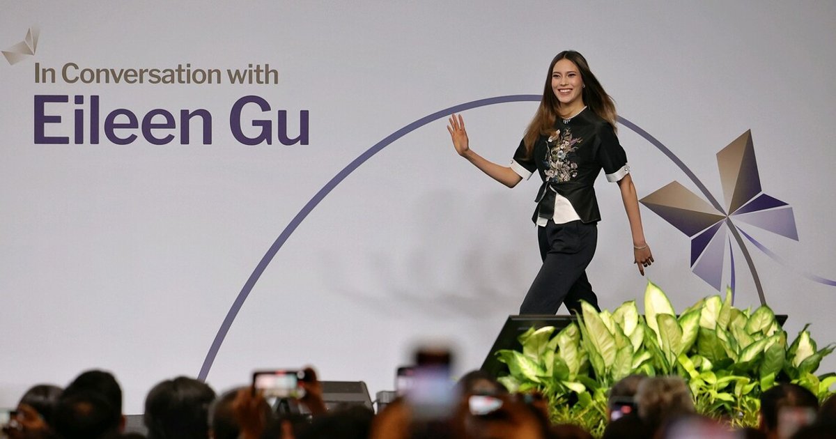 Olympic freestyle skiing champion Eileen Gu discusses sport, success and uplifting others