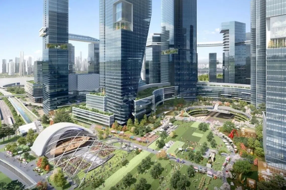 The Seoul city government will develop the roughly 500,000 square metres of land into the world’s largest “vertical” city, with extensive green space.