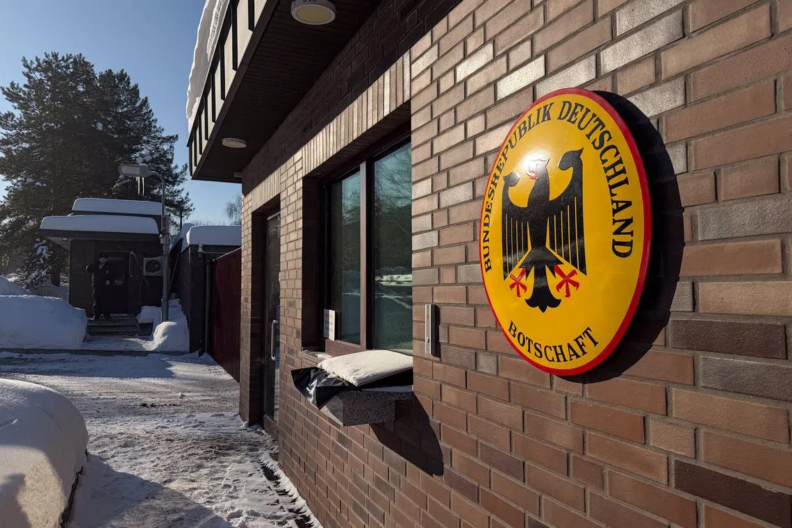 Russia expels German diplomat, accuses Berlin of 'spy mania'