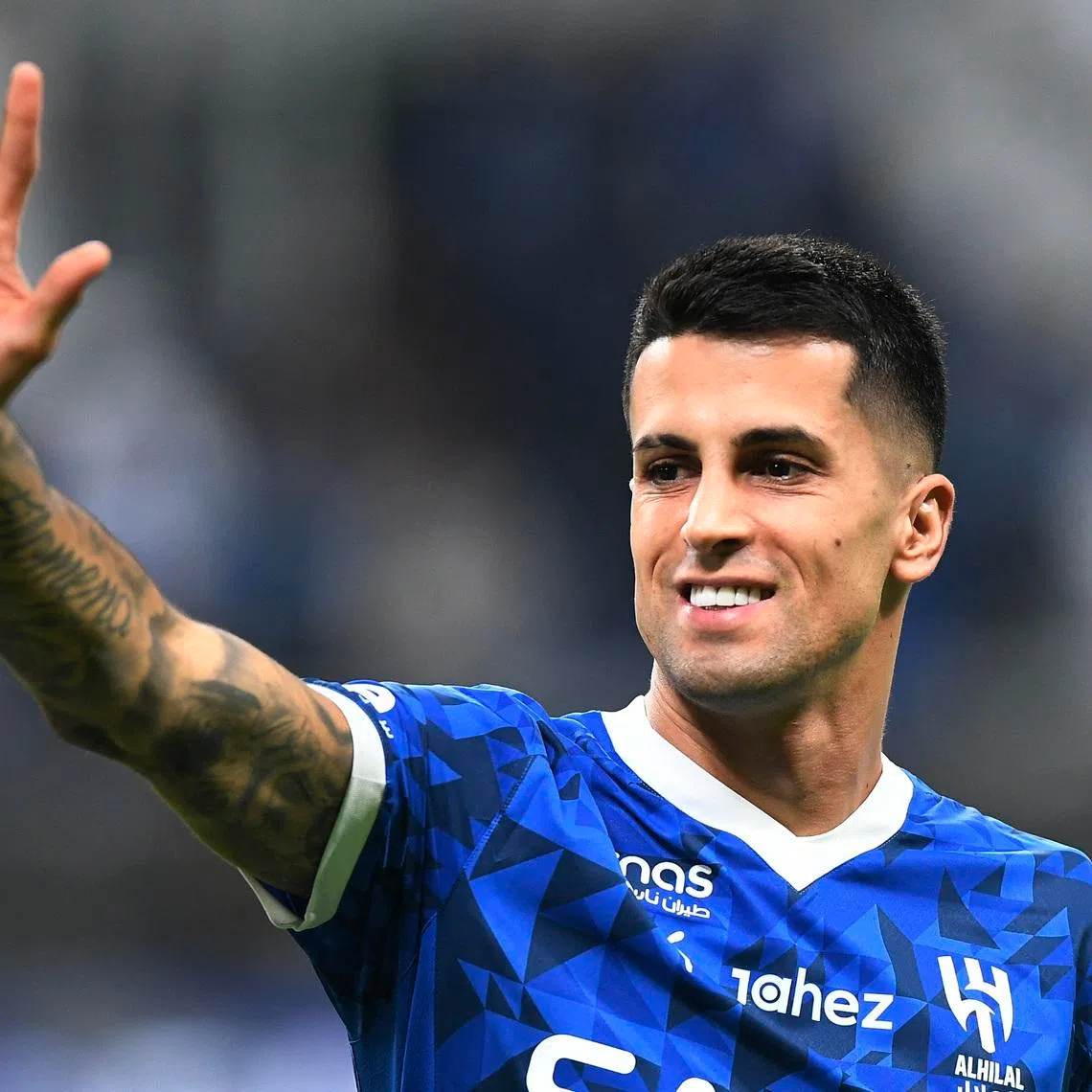 Soccer Football - Saudi Pro League - Al Hilal v Al Raed - Kingdom Arena, Riyadh, Saudi Arabia - December 7, 2024 Al Hilal's Joao Cancelo before the match REUTERS/Stringer/File Photo