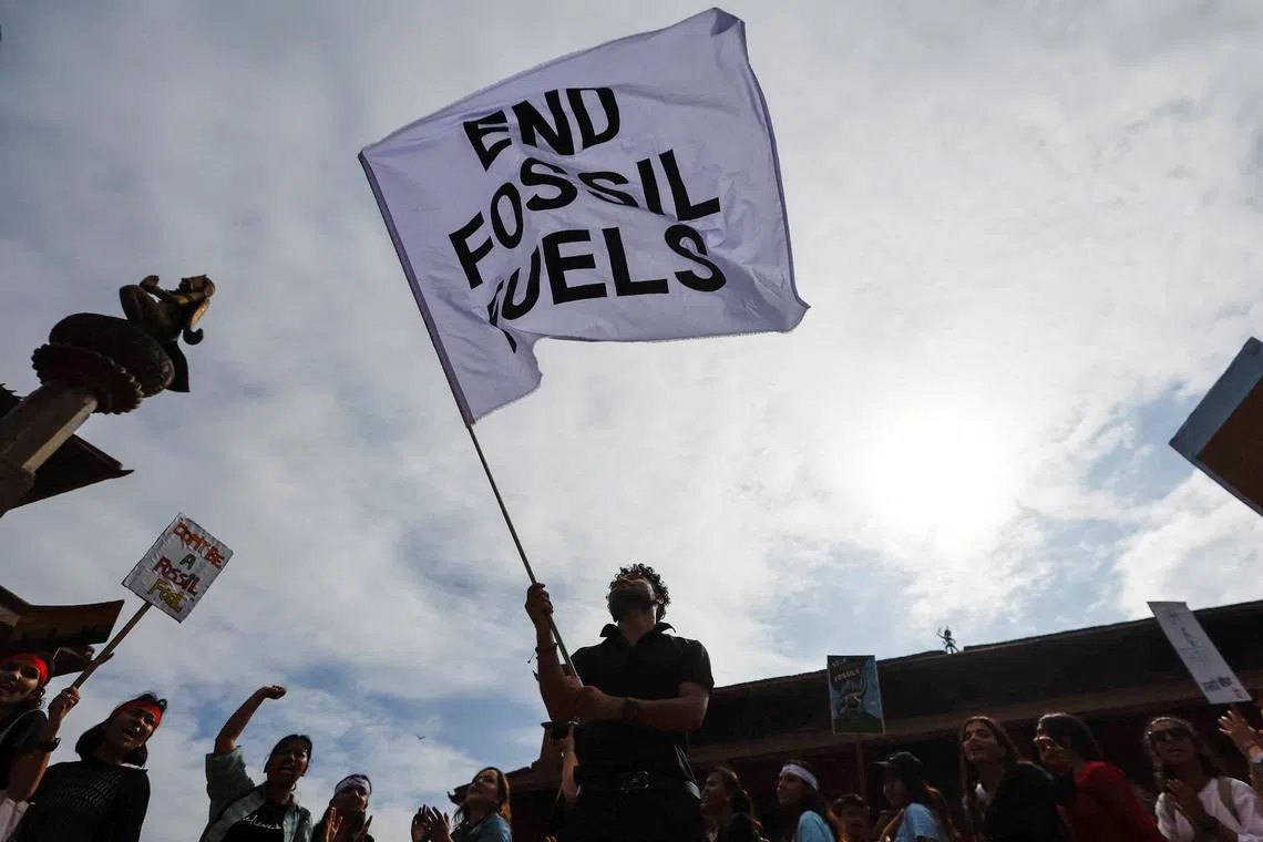 Burning coal, oil and gas produces greenhouse gases that are the main cause of climate change.