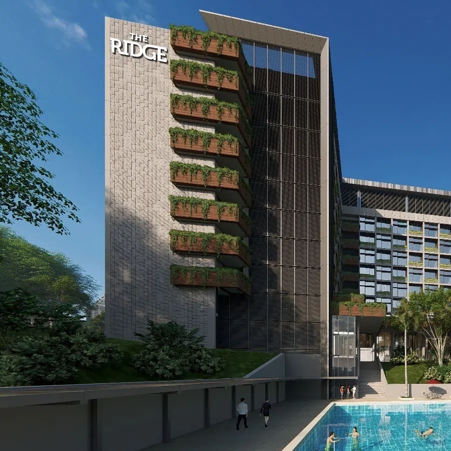 The hotel is located in Computing Drive, near the NUS School of Computing and the Faculty of Arts and Social Sciences.