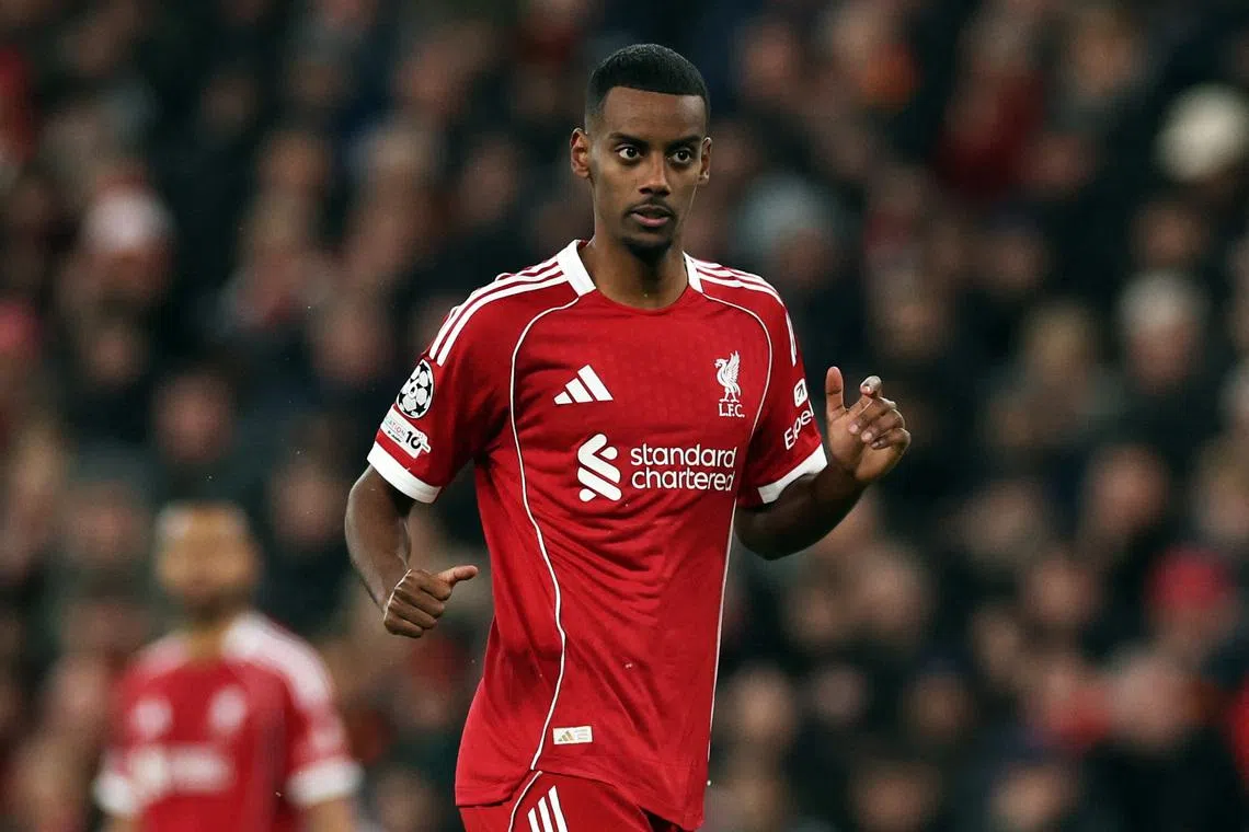 Soccer Football - UEFA Champions League - Liverpool v PSV Eindhoven - Anfield, Liverpool, Britain - November 26, 2025 Liverpool's Alexander Isak REUTERS/Phil Noble/File Photo
