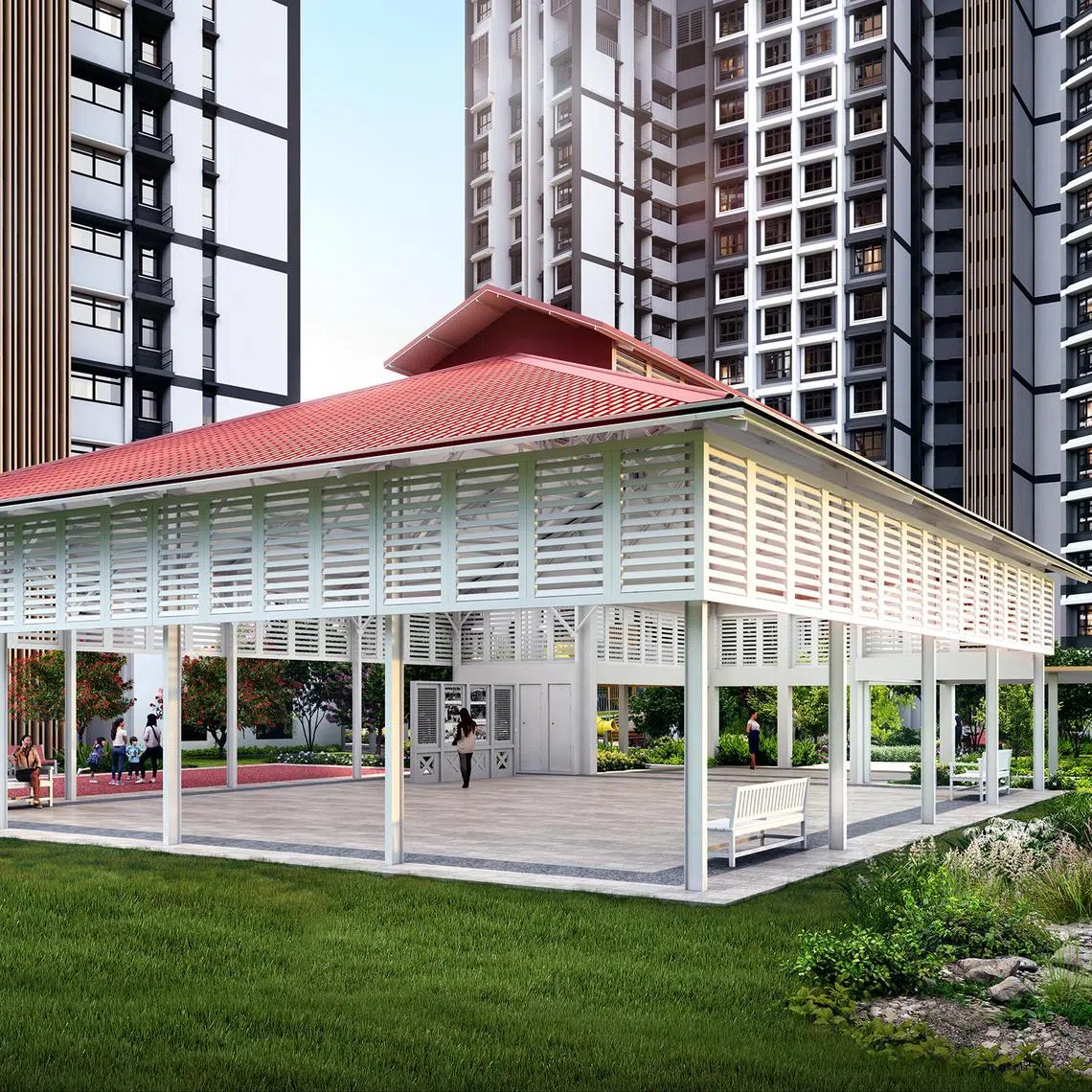 Physical structures from the academy’s old drill shed and swimming pool were also salvaged and will be reused in the new estate.