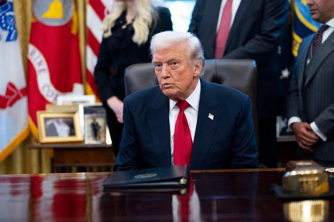 FILE Ñ President Donald Trump in the Oval Office on Nov. 10, 2025. Trump has made no secret of his disdain for the political leadership in Europe. (Doug Mills/The New York Times)