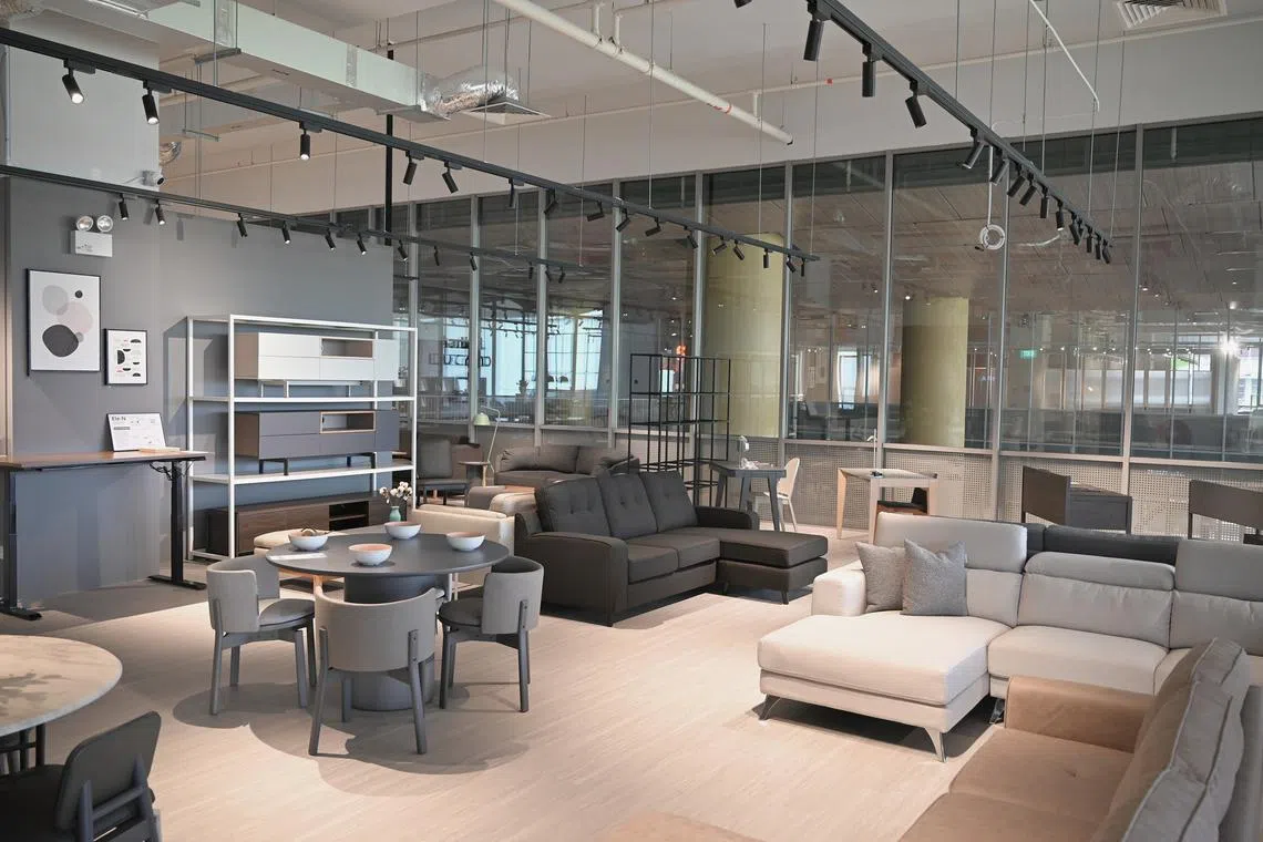 Home-grown furniture brand Star Living's new seven-storey regional headquarters in Sungei Kadut features five furniture showrooms under one roof.
