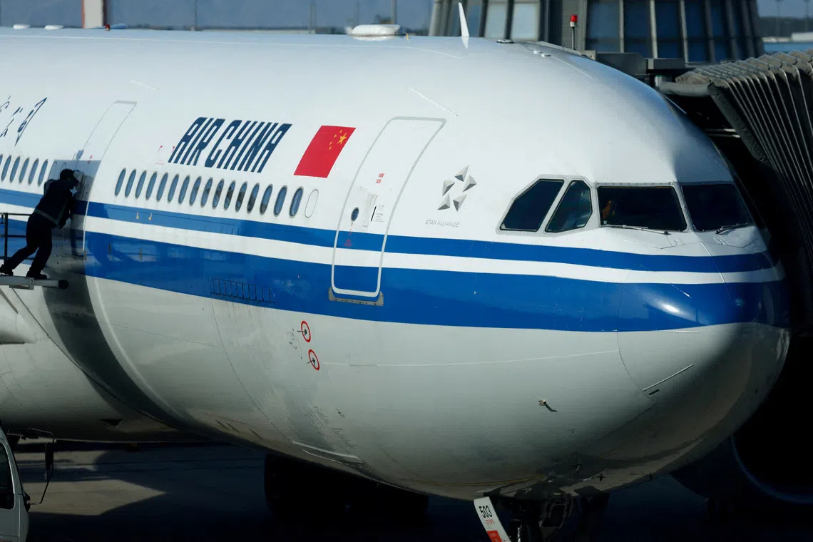 Flight CA139 from Hangzhou, China, was headed to Incheon International Airport in South Korea. 
