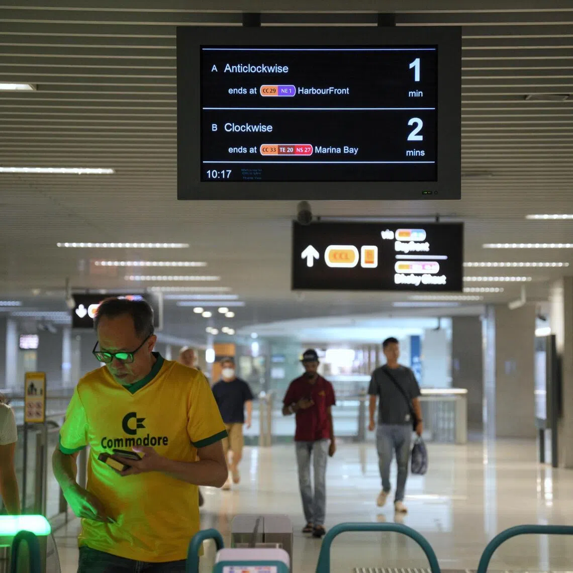 As the line would operate as a closed loop, commuters will need to navigate between clockwise and anticlockwise service routes.