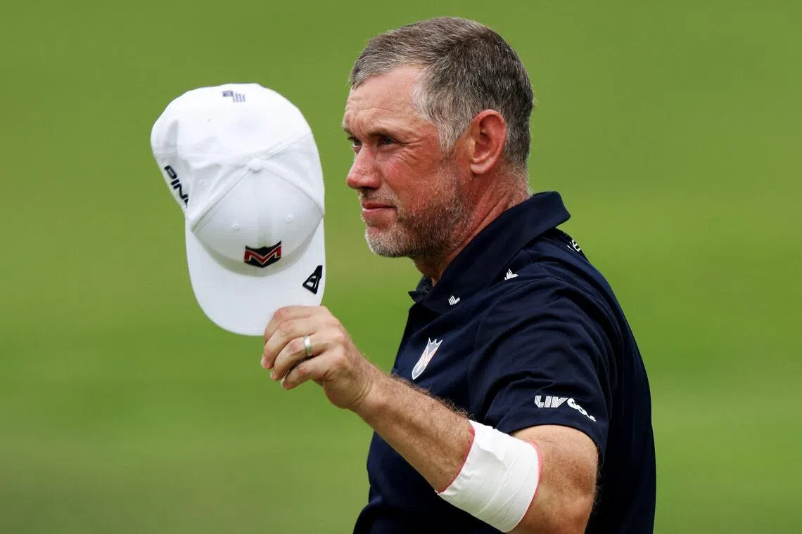 Lee Westwood chases a 45th career victory at LIV Singapore, where he currently shares the lead with Joaquin Niemann heading into the tournament's final round.