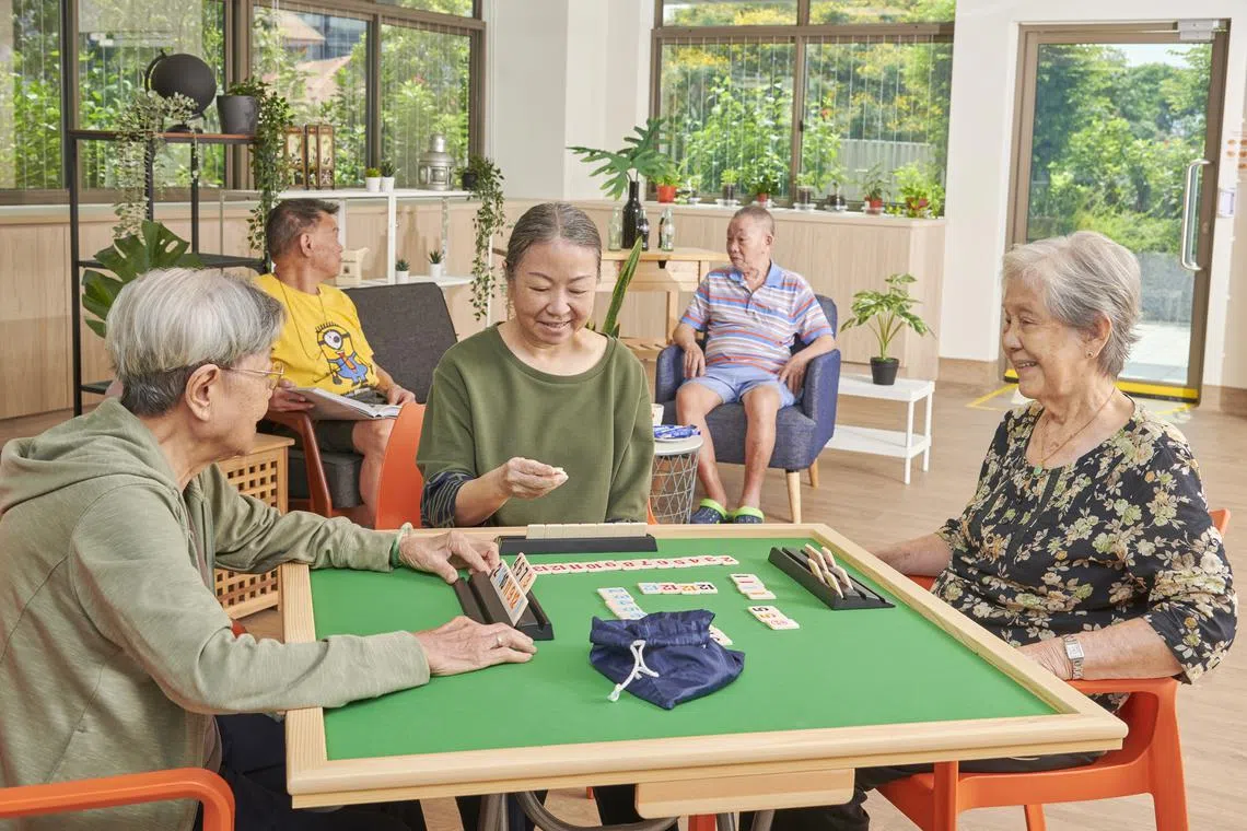 Seniors at the centre are free to choose their own schedules and involvement in the activities provided.