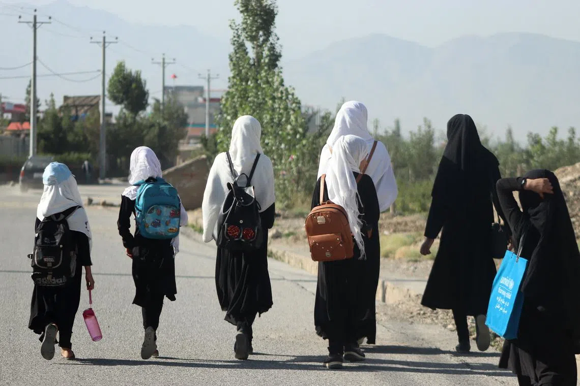 Boys and men returned to classes with the start of the Afghan new year, but girls and women will be left behind again.