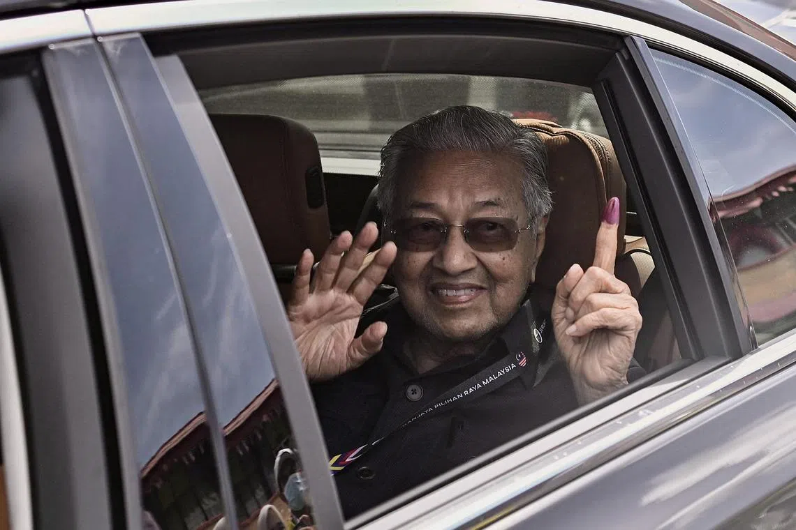 Former Malaysia PM Mahathir Mohamad lost his seat Langkawi parliamentary seat after polling only 4,566 votes.