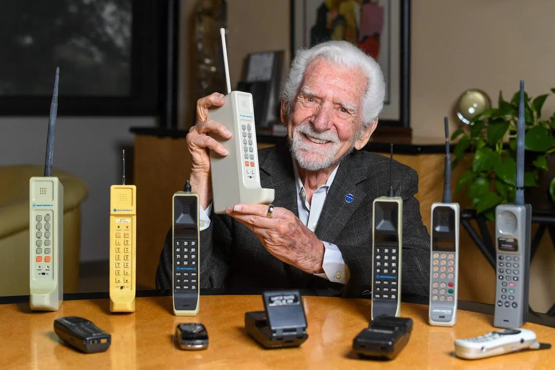 Mr Martin Cooper, an American engineer dubbed the "Father of the cell phone," says the neat little device we all have in our pockets has almost boundless potential and could one day even help conquer disease.
