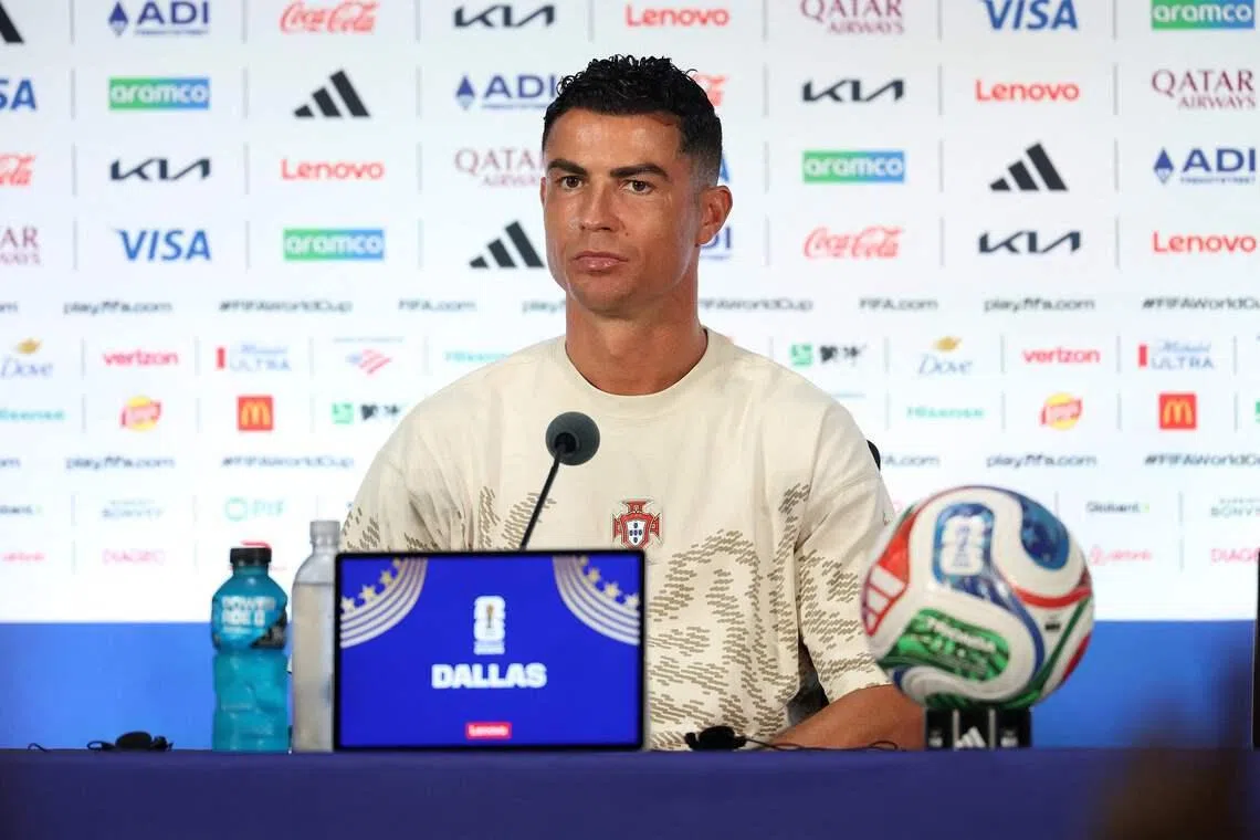 Portugal’s Cristiano Ronaldo did not say if this would be his last World Cup.