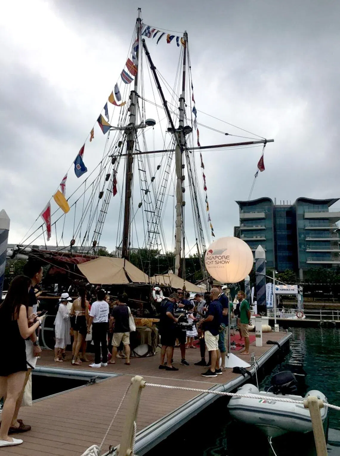 The Vega, which last called on Sentosa Cove in 2018, was a hit with children, who called it a “pirate ship”.
