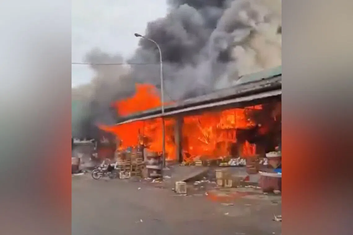 The Kramat Jati blaze marks the third major fire in Jakarta within the past week.