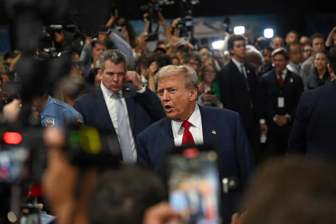 Former president Donald Trump will be in Michigan, a pivotal state, for two days.