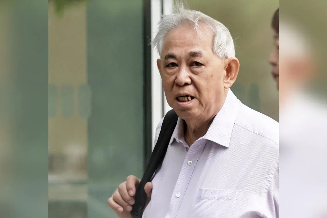 Lee Yuet Heng, 74, will have to spend 112 days behind bars if he fails to pay the fine. 