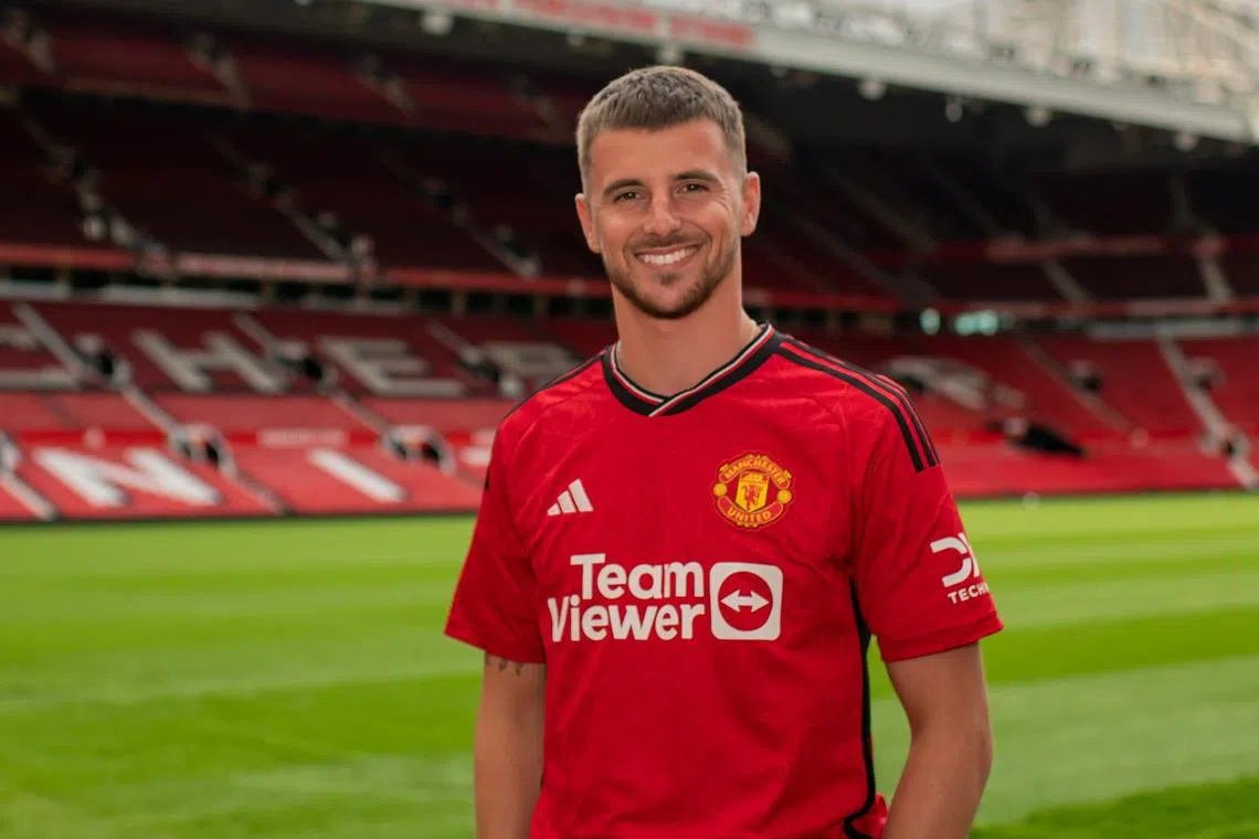 Mason Mount joined United earlier this month from Chelsea for £55 million (S$95 million), according to British media reports.