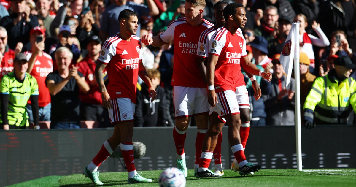 Guimaraes grabs winner as Arsenal rally to beat Leeds