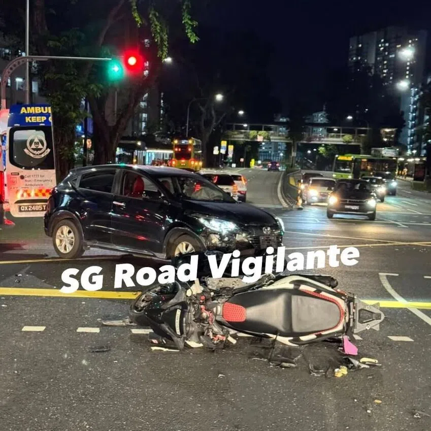 The police and the Singapore Civil Defence Force were alerted to the accident at the junction of Ang Mo Kio Avenue 3 and Ang Mo Kio Avenue 10 at about 9.25pm on Oct 10.