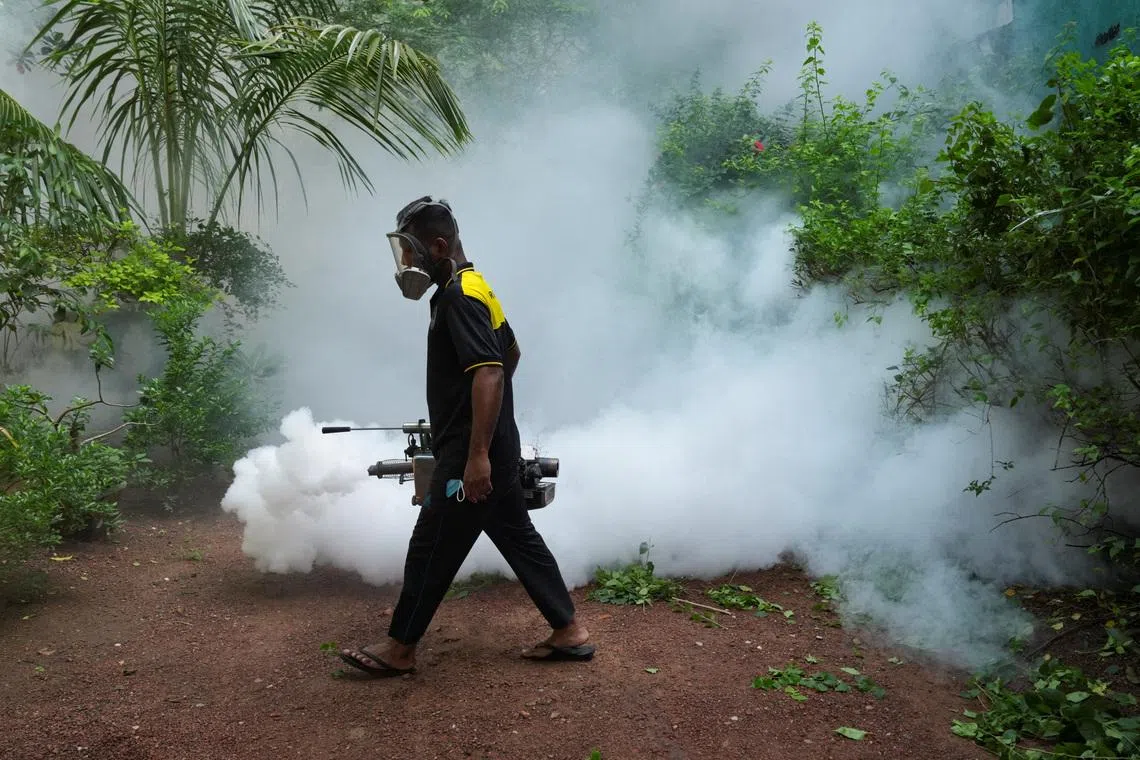 Sri Lanka battles surge in dengue fever, with more than 44,000 cases so far this year