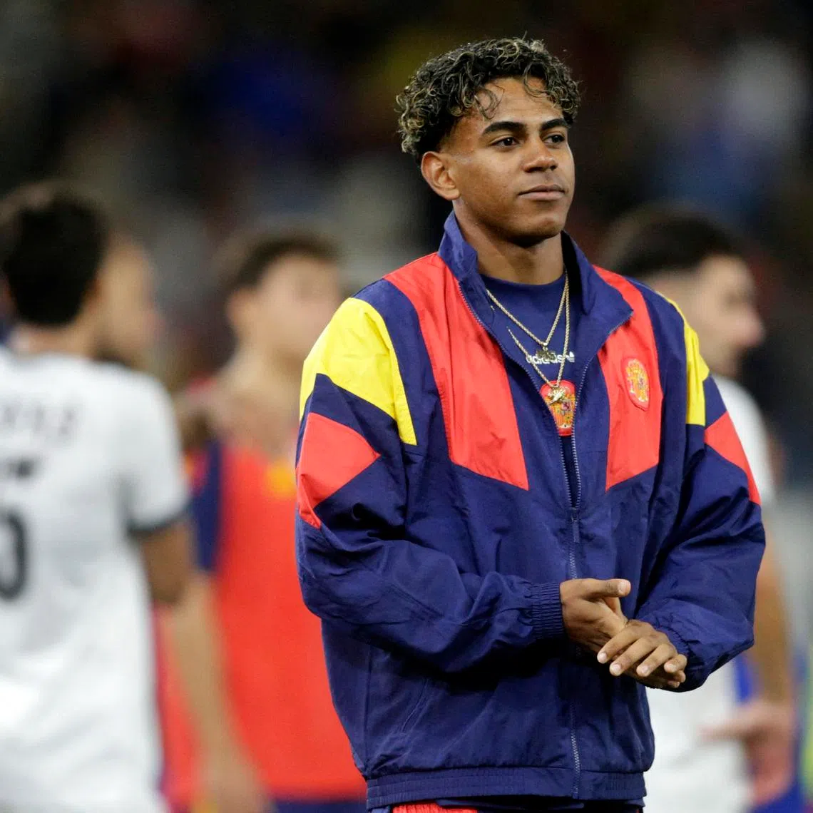 Soccer Football - International Friendly - Spain v Iraq - Riazor stadium, A Coruna, Spain - June 4, 2026 Spain's Lamine Yamal after the match REUTERS/Miguel Vidal
