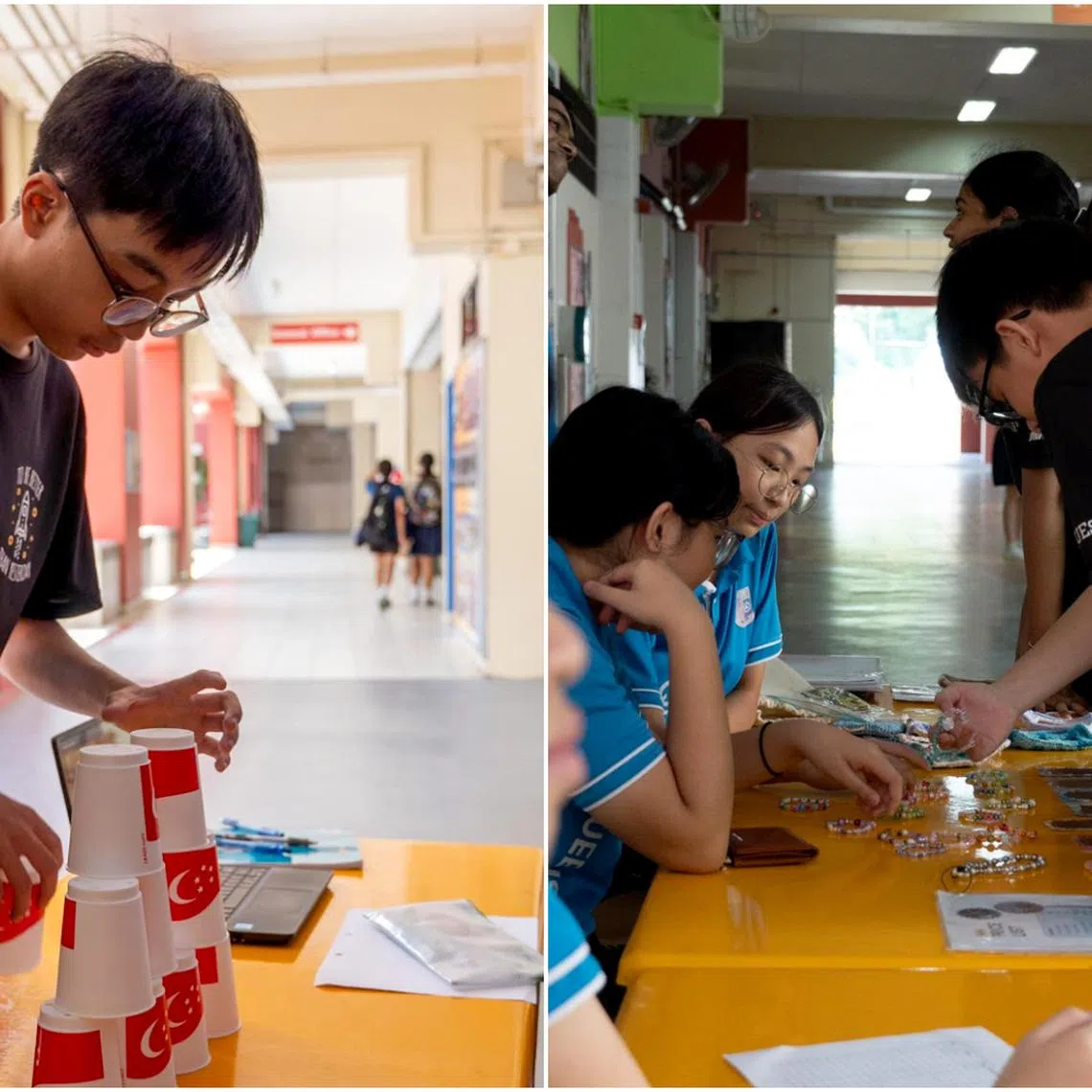 Secondary 3 students from Queenstown Secondary School spent three months preparing their own fundraiser, which took place over a week in August.