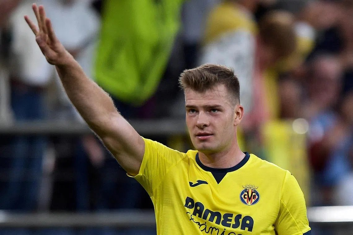 Soccer Football - LaLiga - Villarreal v Real Madrid - Estadio de la Ceramica, Villarreal, Spain - May 19, 2024 Villarreal's Alexander Sorloth reacts REUTERS/Pablo Morano