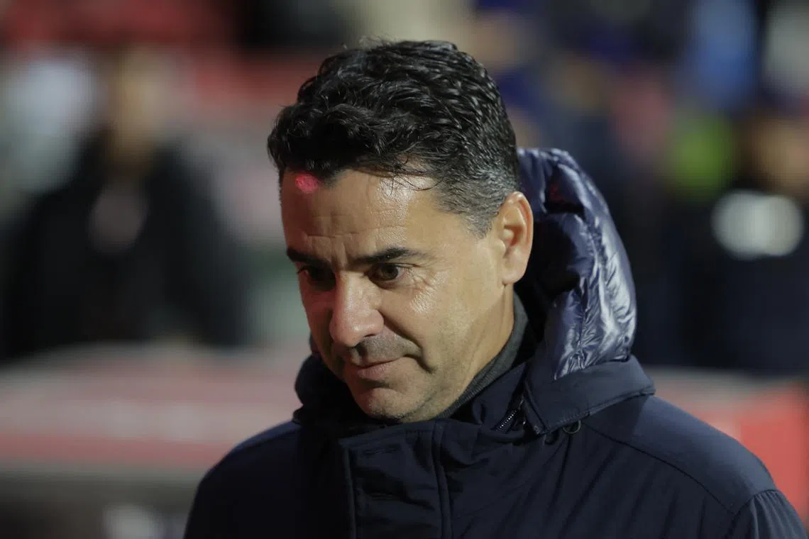 Soccer Football - LaLiga - Girona v Real Madrid - Estadi Montilivi, Girona, Spain - December 7, 2024 Girona coach Michel before the match REUTERS/Jon Nazca/ File Photo