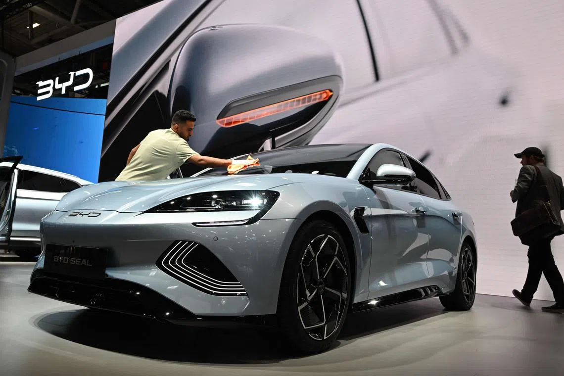 Revenue for China’s best-selling automaker soared 24 per cent to 201.1 billion yuan (S$37.4 billion) for the three months that ended in September.