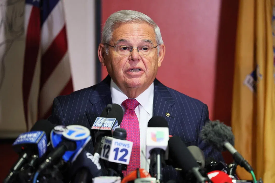 Menendez, a Democrat, has said he will stay in the Senate and fight the corruption charges against him.