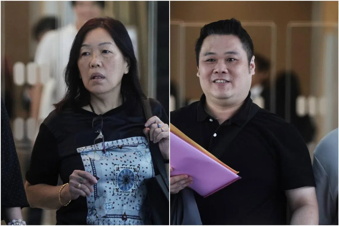 Goh Jong Lih (left) was handed a total of 23 charges under the Prevention of Corruption Act.
Six of the charges were for obtaining bribes from the director Loo Wei Kiat.