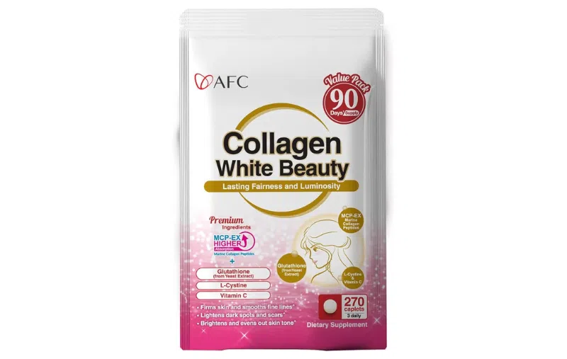 AFC Japan Collagen White Beauty with Marine Collagen Peptide, Glutathione, & L-Cystine