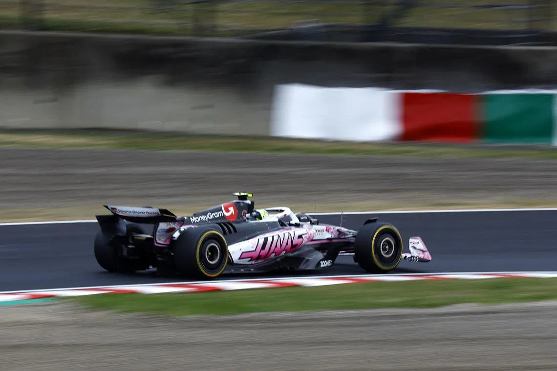 Formula One F1 - Japanese Grand Prix - Suzuka Circuit, Suzuka, Japan - April 6, 2025 Haas' Oliver Bearman in action during the race REUTERS/Manami Yamada/File Photo